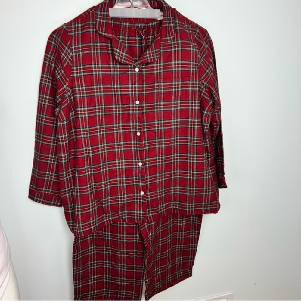 L.L. Bean Scotch Plaid Flannel Pajama Set - Men's Size 3X NWT